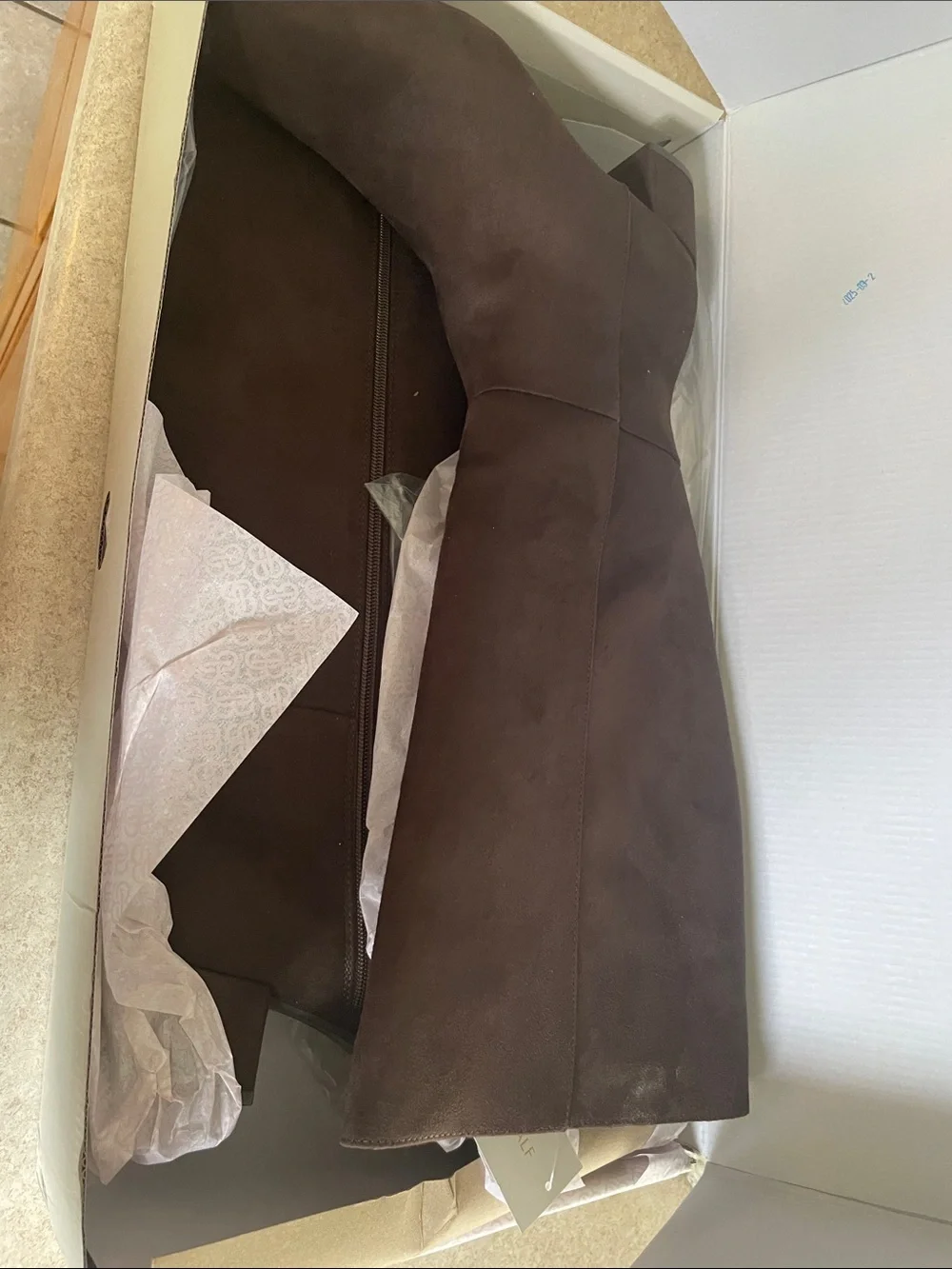Bandolino Dark Brown Over-the-Knee Suede Boots